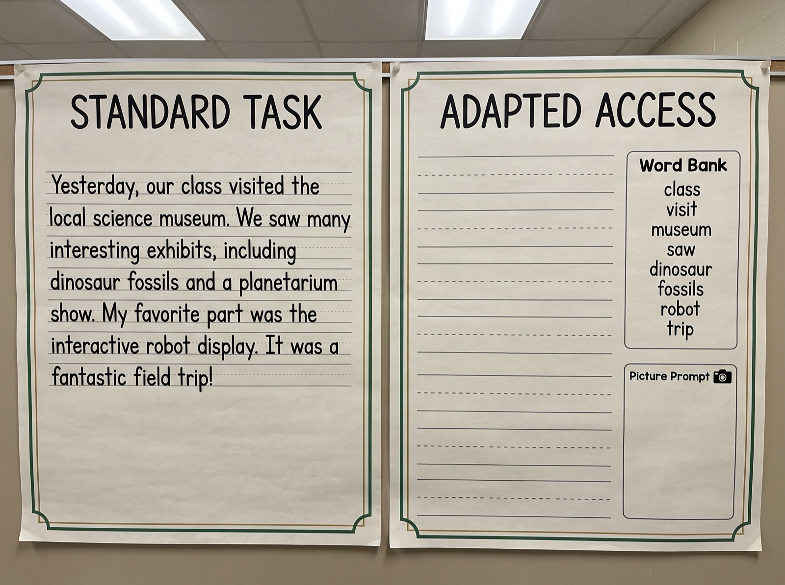 Immediate Support, Meaningful Progress · classroom image